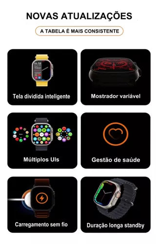 Kit Luxuoso De Relógios Unissex Ultra9 Em Cores Diversas