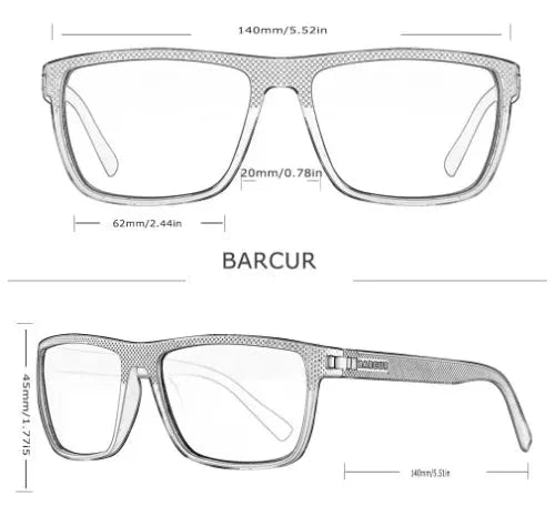 Óculos De Sol Masculino Uv400 Polarizado Moderno