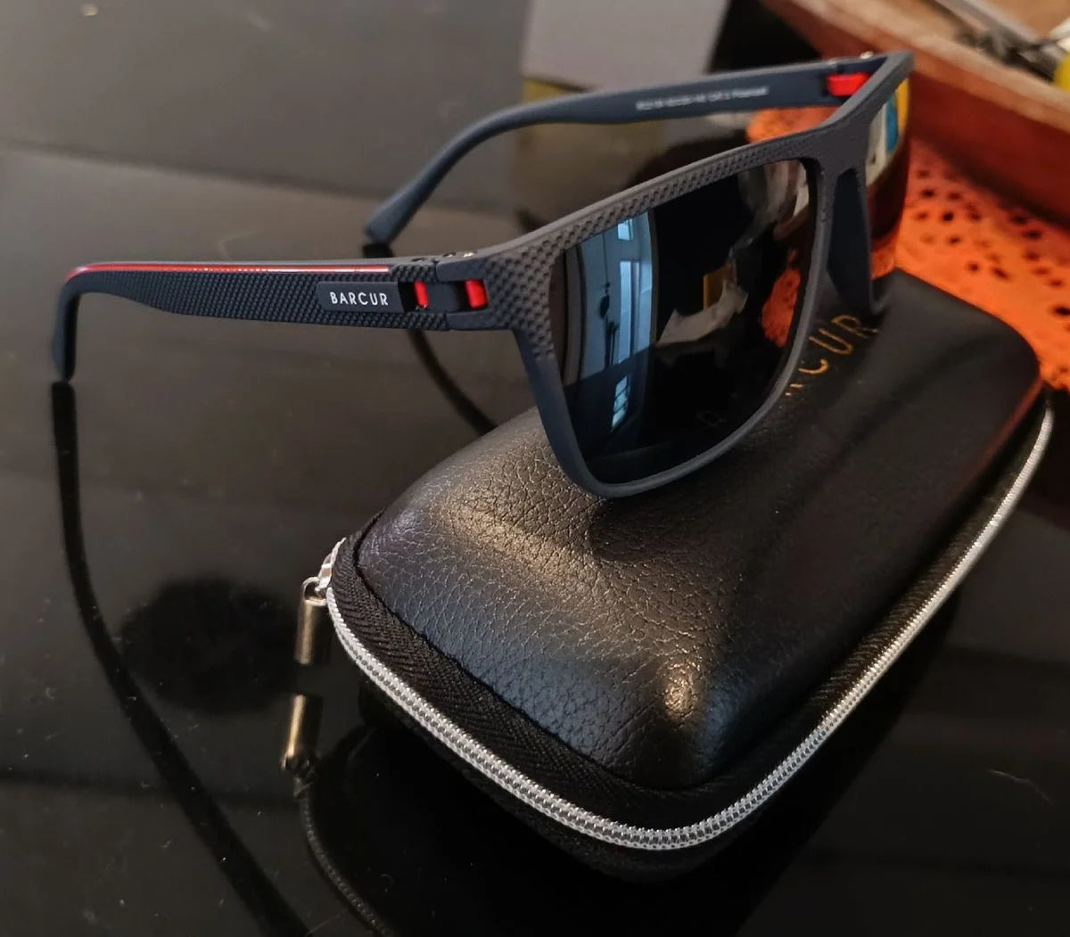 Óculos De Sol Masculino Uv400 Polarizado Moderno